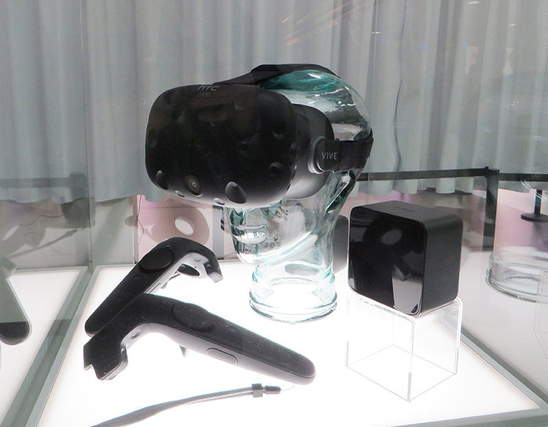 Il sistema VR HTC Vive.