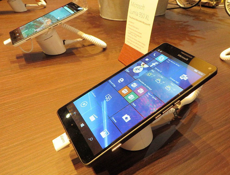 Microsoft Lumia 950 XL.
