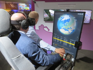 Grazie al visore Oculus sono alla guida (con aiutino ovviamente...) di un escavatore sito a migliaia di km di distanza.
