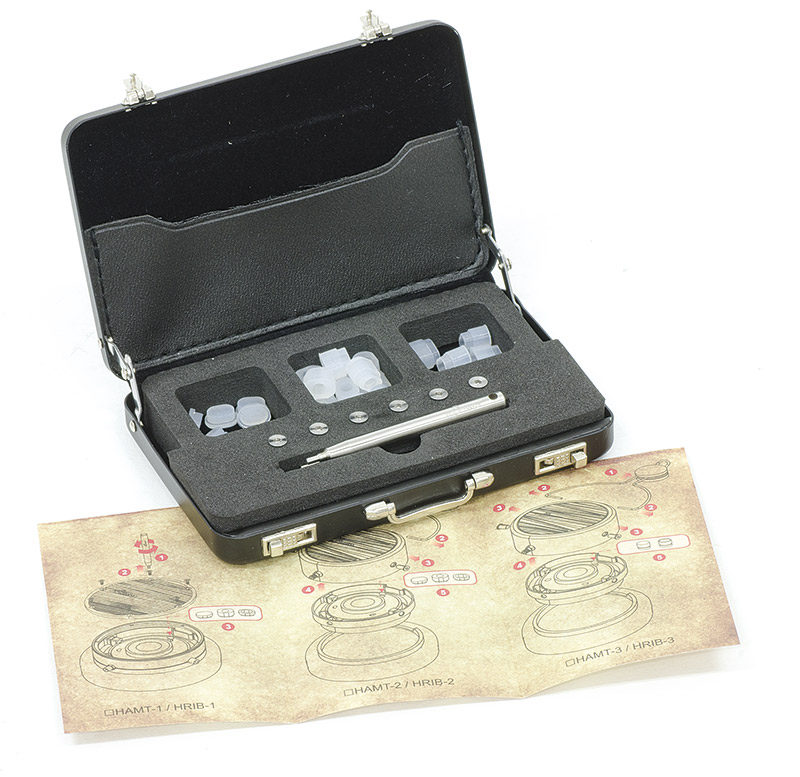 La valigetta con il kit opzionale TK-1 include tutto il necessario per la messa a punto dei mini condotti in silicone. L’intervento è semplice e può essere effettuato anche da non esperti. 
