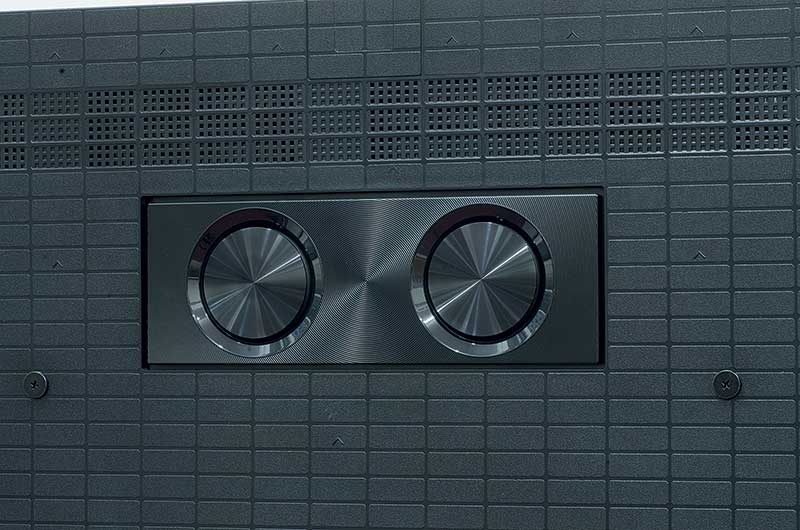 dettaglio del subwoofer