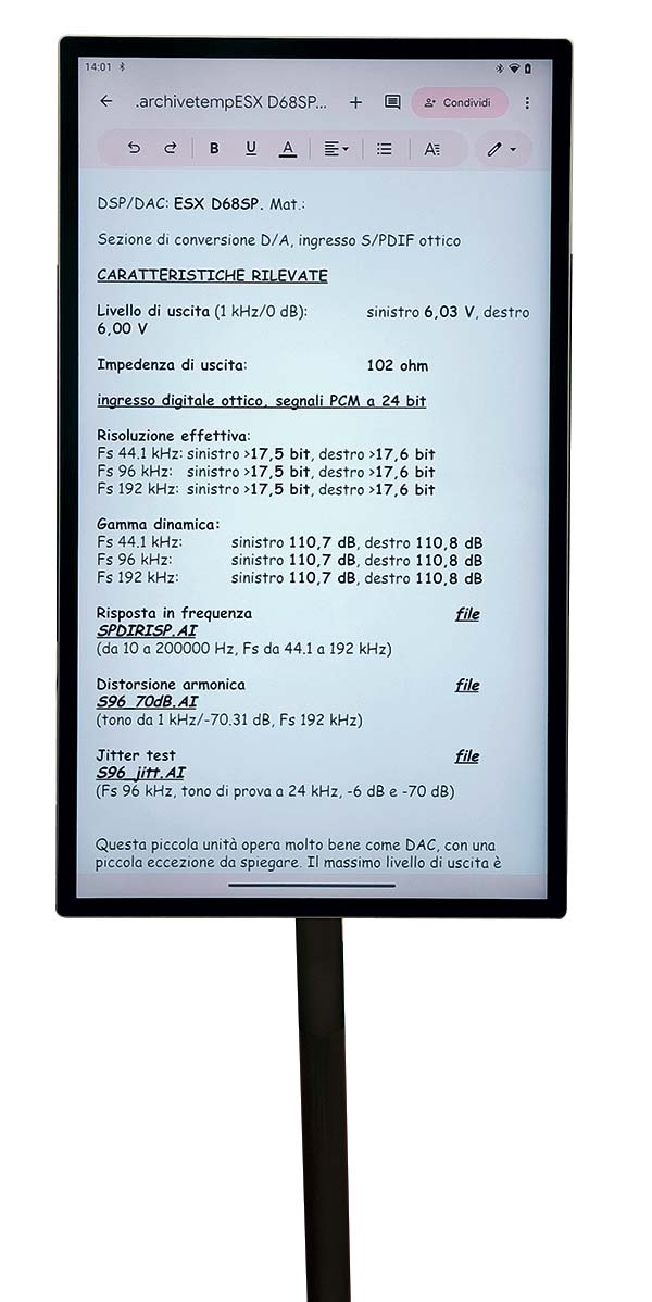 Esempio di rotazione del desktop.