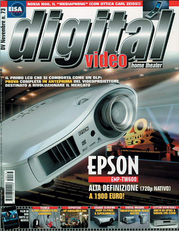 Copertina Digital Video 73