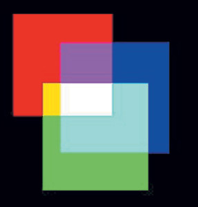 Sintesi additiva dei colori.
