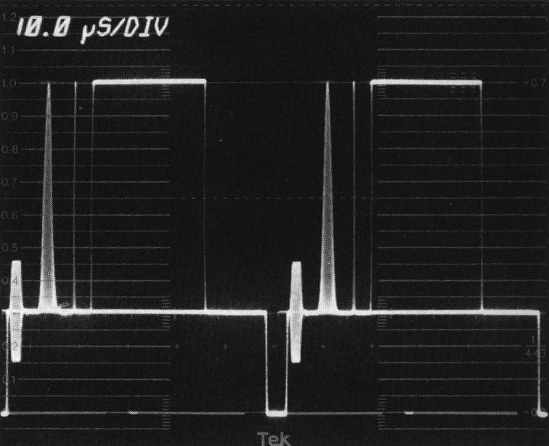 Figura 5 - Segnale test di tipo 2T/20T ideale e visualizzazione dello stesso su Waveform monitor.