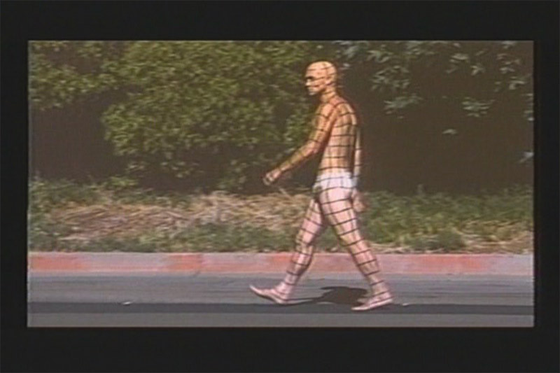 Filmato di riferimento servito per ricreare l'animazione tridimensionale dell'attore Robert Patrick in “Terminator 2”, un metodo oggi sostituito in automatico con la tecnica del motion capture come in “Avatar”. 