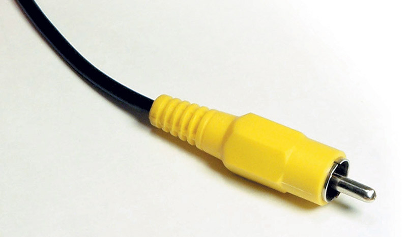 Figura 1. Connettore RCA, dal caratteristico colore Giallo.